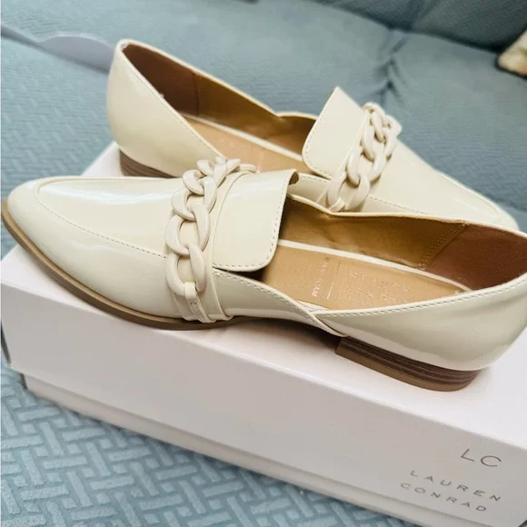 LC Lauren Conrad Demii chain women's loafers - Picture 11 of 12